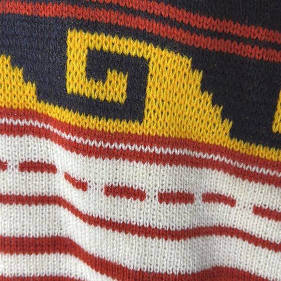 Vintage 70s Soft Knitted Boho Fringe Poncho - Picture 13 of 16